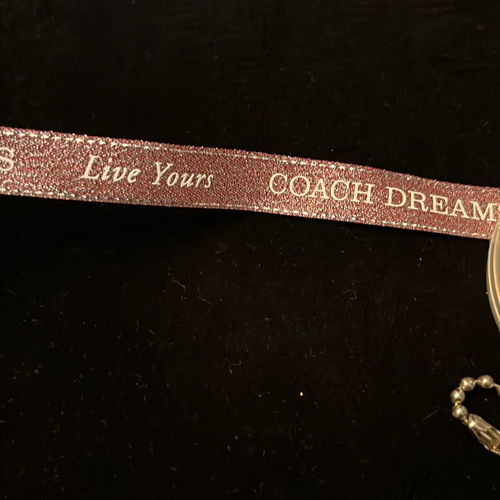 Coach Dreams Live Yours Fragrance Keychain Purse Tag - Picture 6 of 6